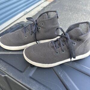 Allbirds Wool Runner Mizzles Mens Shoes Size 12 Grey White High Top Sneakers